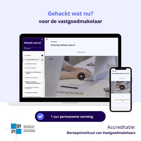 Gehackt, wat nu? voor de Vastgoedmakelaar
