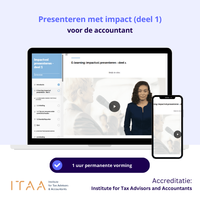 Presenteren met Impact: De kracht van spreken voor Accountants (deel 1) - PRE-ORDER