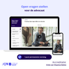 Open vragen stellen voor de Advocaat