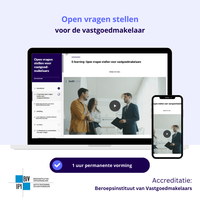 Open vragen stellen voor vastgoedmakelaars