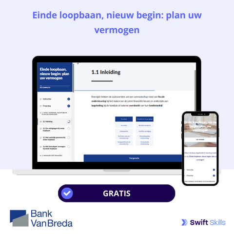 Einde loopbaan, nieuw begin: plan uw vermogen