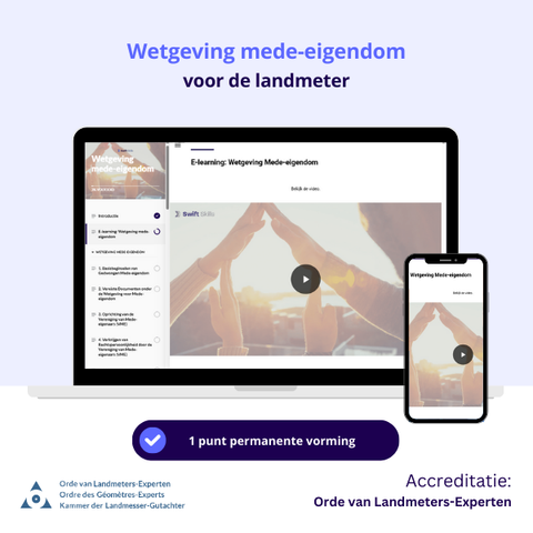 Wetgeving Mede-eigendom voor de Landmeters-Experten